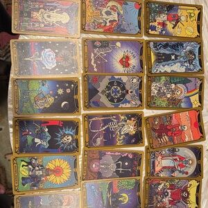 Grateful Dead Tarot Deck in Navy and Gold